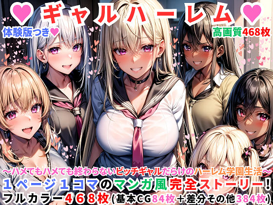 「中出し」 ハーレムギャル学園〜ハメてもハメても終わらないビッチギャル...