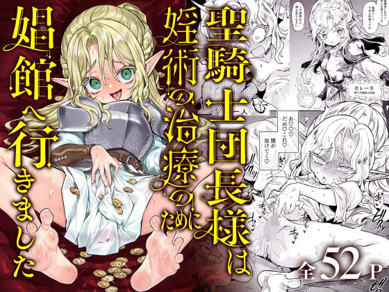 「中出し」 聖騎士団長様は婬術の治療のために娼館へ行きました 『同人』