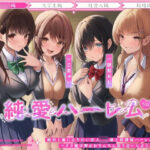 「中出し」 絶対1番になりたい恋人JK達と放課後ハーレムえっち〜ヌケ駆け禁止おちんちん取り合いらぶらぶ5P〜 『同人』