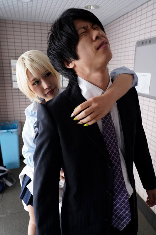 【中出し】 金髪ショートカットのギャルJ系に監禁されて、ざこざこざぁ～...