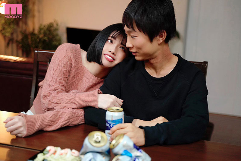 【中出し】 終電逃して同僚の部屋にお泊り ノーブラ部屋着に我慢できずコ...