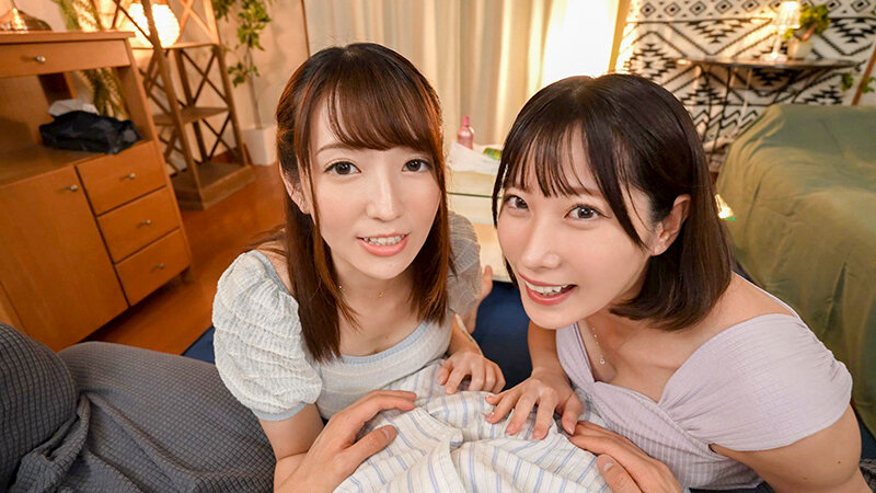 【中出し】 会社の飲み会で終電を逃した美人巨乳後輩OL2人が始発まで僕...