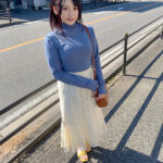 【中出し】 素股露出 スカートの中で性器同士を擦って焦らして挿入したら即絶頂 『高画質』