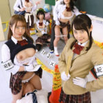 【中出し】 「ねぇ～どこでどんな風にヤッたの？私たちの体で再現してみて！」風紀を乱す淫らな行為の数々が耳に入ると取り締まるべく出動するヤリマン風紀委員会 『高画質』