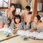 【中出し】 「会社には秘密にするから、もう1回みんなでエッチしよ！」早朝おかわりハーレム乱交で女子社員に中出ししまくり！社員旅行先の旅館で目が覚めると… 『高画質』