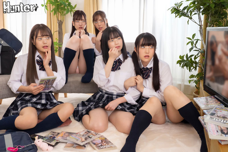 【中出し】 女子○生妹の友達たちとAV鑑賞する事になってしまった童貞の...