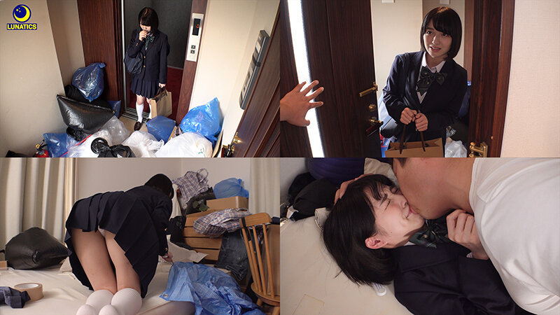 【中出し】 隣人のゴミ部屋から出られず食事代わりに毎日精子を飲まされ続...