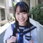 【中出し】 素人セーラー服生中出し 上川星空 清純派色白美少女×Aカップ敏感微乳×孕ませ生中出し 『高画質』