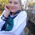 【中出し】 【独占留学】素人セーラー服生中出し メロディー・雛・マークス ちくぴんく×おもてなし中田氏×北欧金髪天使 COCO Premier 『高画質』