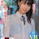 【中出し】 【VR】「風邪引いちゃうので着がえ貸してください…。」ゲリラ豪雨で帰宅できなくな った地味目な後輩は敏感ボディを密着させてボクを誘惑してきました。 月美りょう 『高画質』