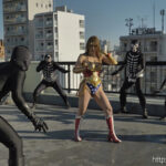 【中出し】 ワンダーレディー 集団フルボッコ ～数の力に屈したワンダーレディー～ 新村あかり 『高画質』