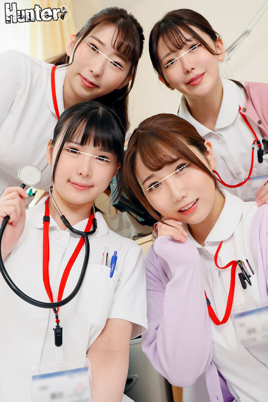 【中出し】 欲求不満な看護師と中出しハーレム乱交！忙しい看護師の息抜き...