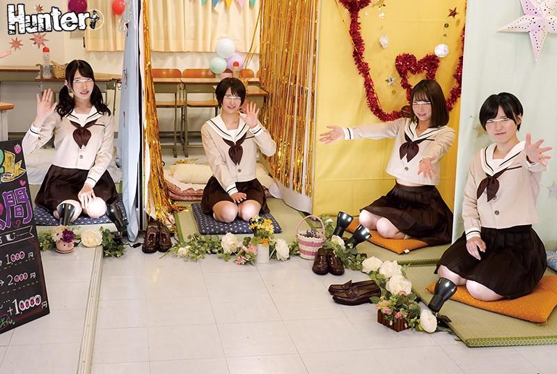 【中出し】 3年2組の文化祭の模擬店は…『ちょんの間』。私立のお嬢様○...