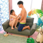 【中出し】 おっぱいがこぼれそうな巨乳ビキニギャル＆M男くんが密室2人きりww「ほら精子出しなよ///でも勝手に出しちゃダメぇ～」敏感すぎるM男に大発情＆ドS痴女覚醒乳首舐め手コキ、顔騎、足コキ、罵倒で小悪魔寸止め//暴発しちゃうMチンに跨り杭打ち騎乗位でエロエロ腰振り… 『FANZA』