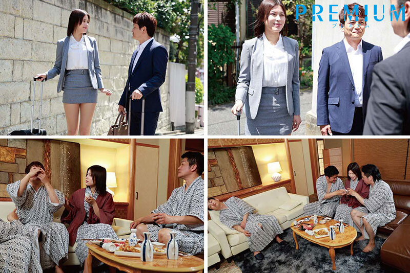 【中出し】 彼女と訪れた社員旅行先で僕が酔い潰れてる間に中出し輪姦され...