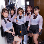 【中出し】 全員ビショ濡れで制服からブラ透けまくり！下校中に突然の豪雨で雨宿りにやってきた義妹と友達のビショ濡れの透けブラから目が離せず勃起しまくり！ 『FANZA』