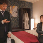 【中出し】 W専属決定！憧れのキャリア系女上司と出張先で相部屋！ 唾液ベロベロ密着舐め尽くし 抜かずのナマ連射SEX 海老咲あお 『FANZA』