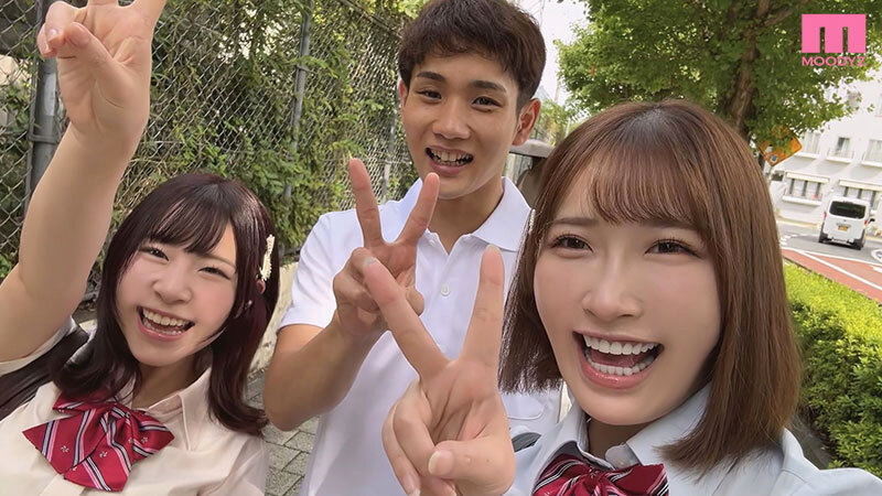 【中出し】 修学旅行中ボクの勃起ビーチクに気づいた陽キャ女子に囲まれ挟...