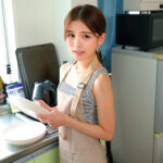 【中出し】 プリプリお尻がたまらなすぎて（＾＾；）家事代行してる桃尻女子にバックからねじ込む生ズブリっ！？ゆか もえ 『FANZA』