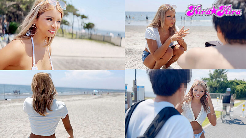 【中出し】 黒ギャルビッチの本領発揮！ビーチで逆ナン！即持ち帰りヤリた...