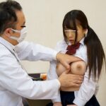 【中出し】 有名なお嬢様学校指定の病院に健康診断で来た制服女の子が下着姿は当たり前！おっぱいもマ○コも露出する！羞恥で卑猥な発育診断で変態医師の餌食になり中出しSEXまでさせられる。 『FANZA』
