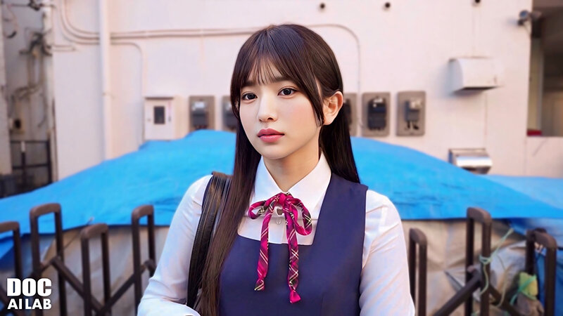 【中出し】 【AI×塩メスガキ】舐メ腐リ制服女子→生チ●ポ理解ラセ→中...