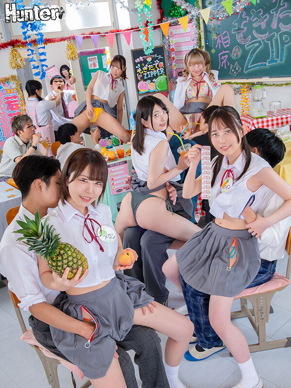 【中出し】 「超新鮮！もぎたて女子○生はいかが？」学園祭の模擬店で女子...