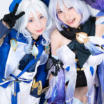 【中出し】 低身長ちっぱい甘サド◆レイヤーたちのM男カメコを沼らせる極上のW痴女ハーレム 冬愛ことね 皆月ひかる 『FANZA』