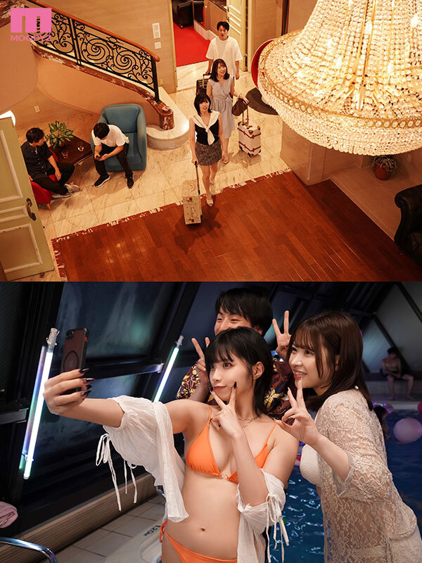 【中出し】 ナイトプールで彼女の親友の逆NTR 超肉食なエロがり美女の...