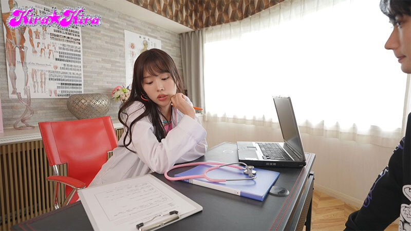 【中出し】 囁き淫語で誘惑してくる馬乗り痴女医のお下品クリニック 新井...