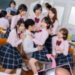 【中出し】 『ここで（教室）こっそり挿れちゃおうか？』『このまま中に出していいよ…』休み時間＆放課後の教室で皆にバレない様にロングスカートの中でこっそり挿入して中出ししたがる超エッチな小悪魔クラスメイト女子！商業校に入学したら男女比率1対9でほぼ女子校状態！ 『FANZA』