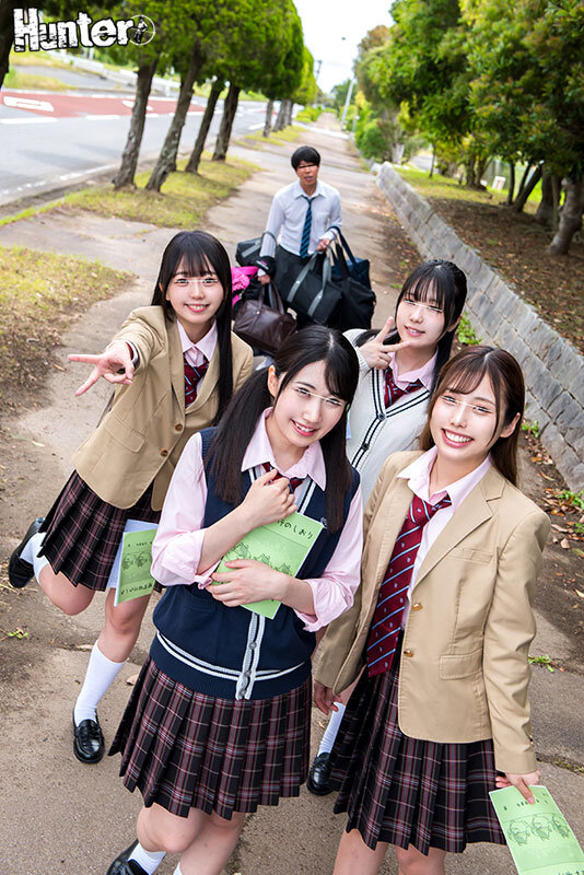 【中出し】 常にハーレム数珠繋ぎ乱交 男子比率1割！ほぼ女子の修学旅行...