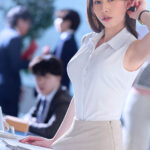 【中出し】 いま、私の勃起見たでしょ？机の上にテントが当たるスカートを見てしまった僕は、勃起テントを押し付けられるように誘惑され続けた。 柚木れんか 『FANZA』