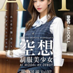 【中出し】 空想制服美少女 AI MODEL AV DEBUT 働くOL編 Vol.02 『FANZA』
